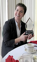 Rachel Dickson and art emersion. (Emerging Business Award, Jackson Chamber of Commerce)
